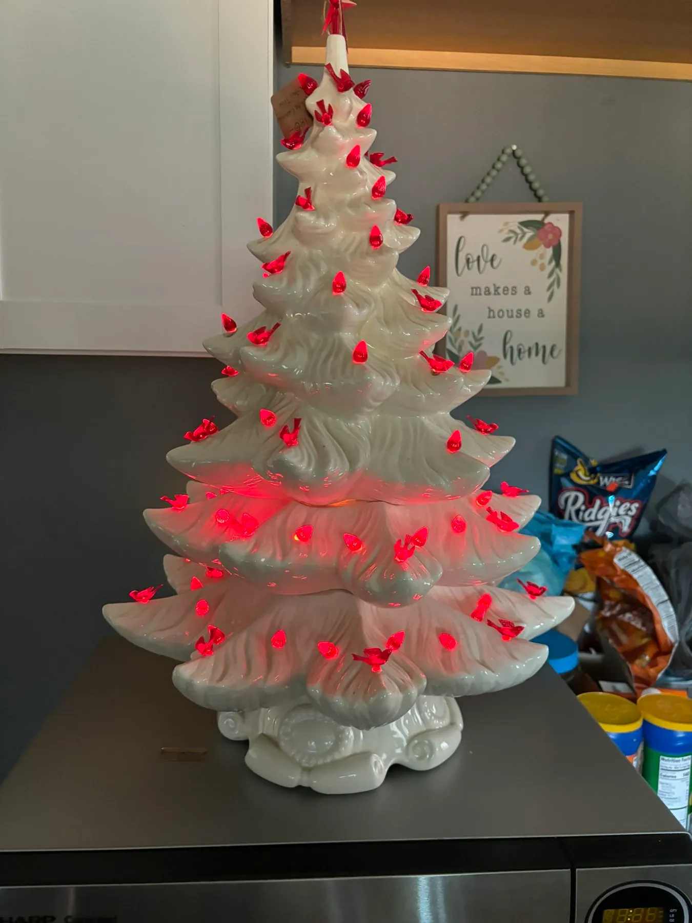 Atlantic Mold 24” Pearl White Lighted Christmas Tree With Birds 3-Tier for  Sale in Zelienople, PA - OfferUp