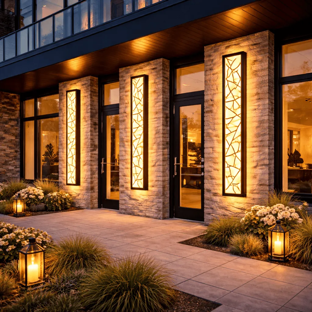 Axis Linear Outdoor Wall Light | Modern Waterproof LED Wall Sconce