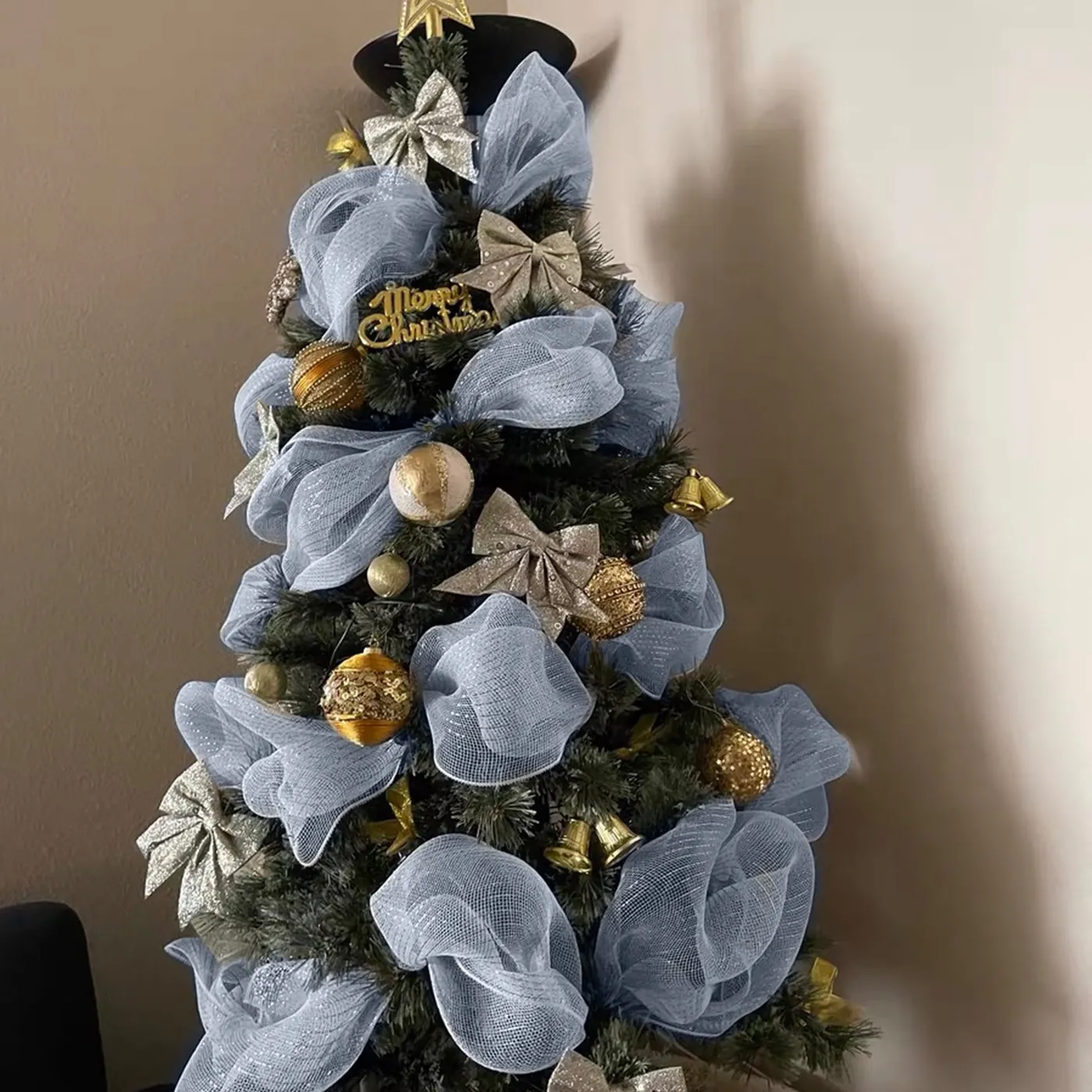AYktou Christmas Decorations,Christmas Ornaments,Christmas Decor,Christmas  Gifts New Christmas Tree Decoration Mesh Ribbon Christmas Decorations  Hangings Silk Mesh Holidays Mesh Ribbon - Walmart.ca