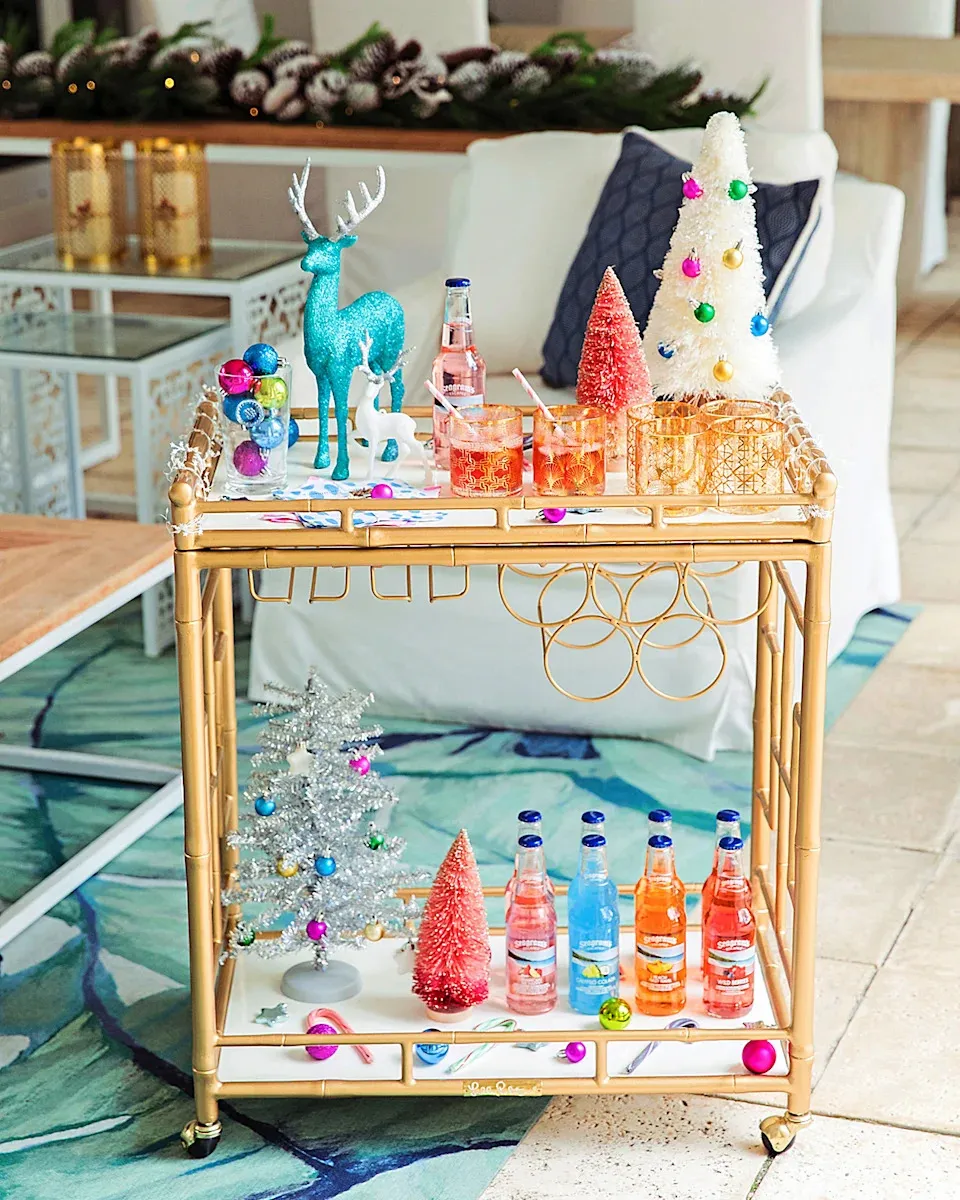 Bar Cart Decor: Festive Ways to Simplify Hosting — Perfect for New Year's Eve!