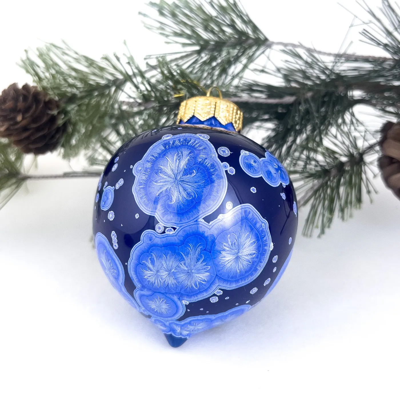 Bauble Ornament — Boswell Studios - Crystalline Glazed Pottery