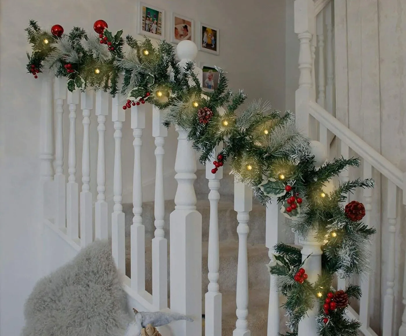 Best Artificial Christmas Garlands for Stairs & Mantels