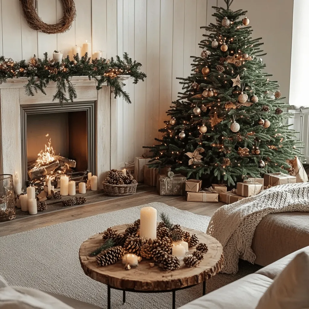 Best Christmas Decor Ideas: Nature-Inspired Green and Brown