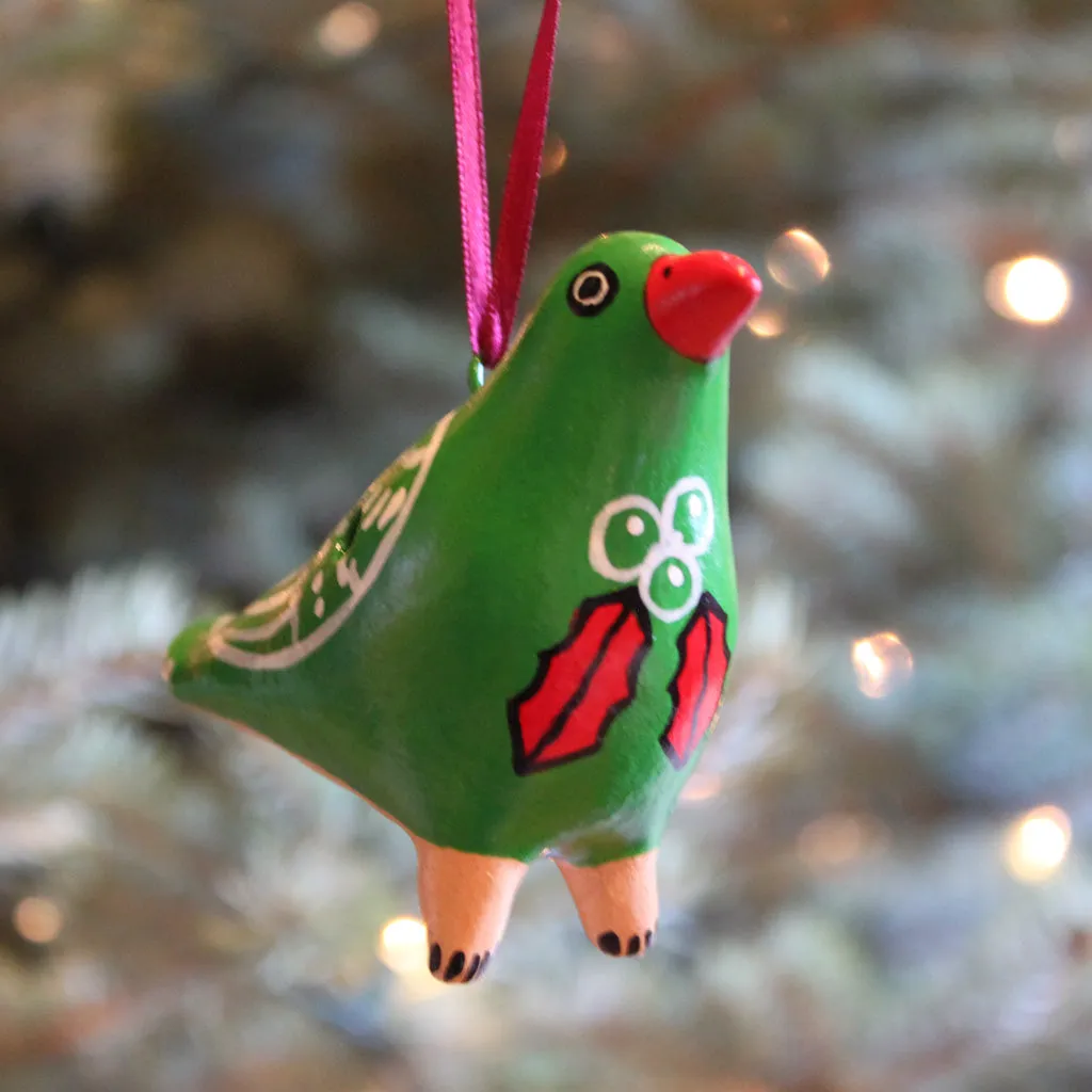 Bird Whistle Ornament – Handmade Clay Silvato from Nicaragua | FMSC  MarketPlace