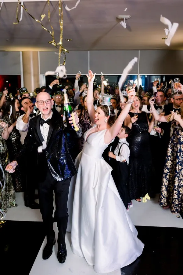 Black Tie New Year's Eve Wedding - A Chair Affair, Inc.