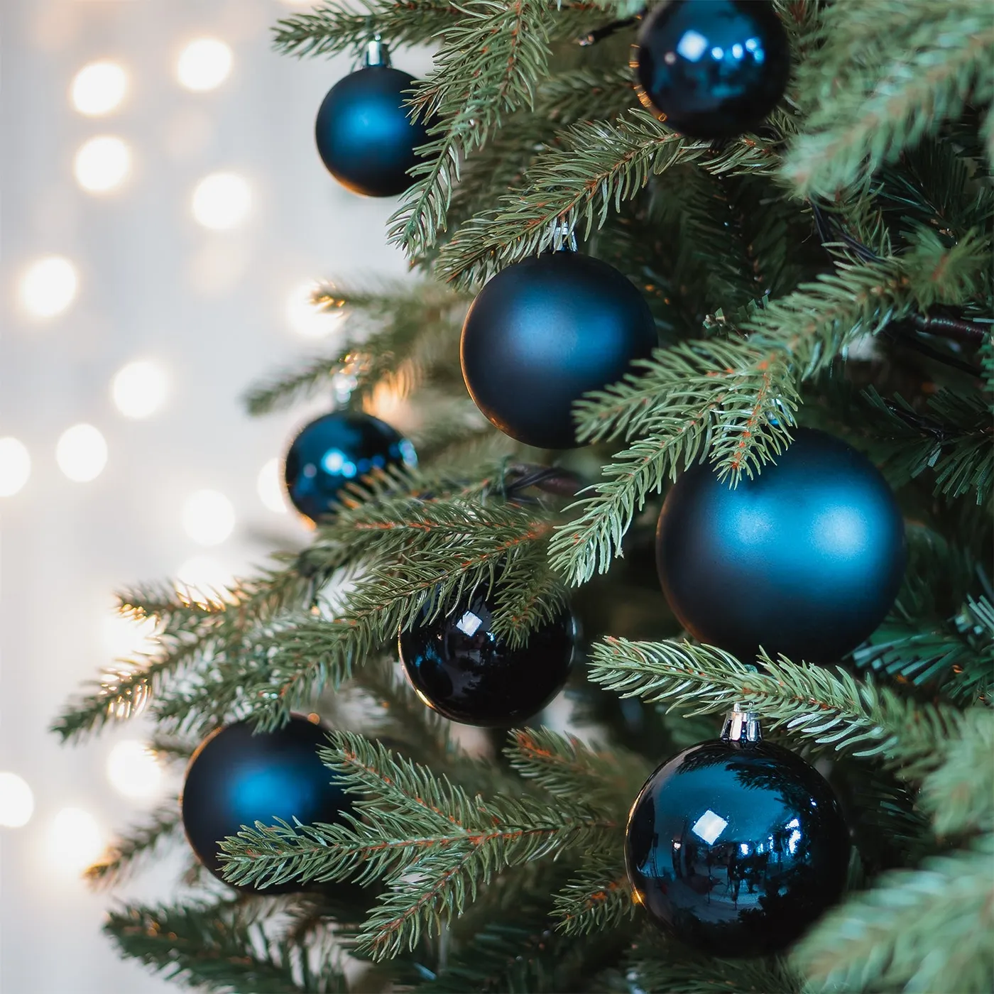 Blue Christmas Baubles | 44 pcs Plastic | It's all about Christmas