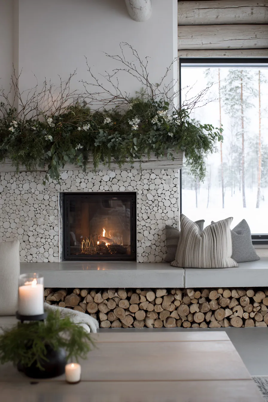Bringing Nature In: How to Decorate with Branches, Moss & Winter Greenery