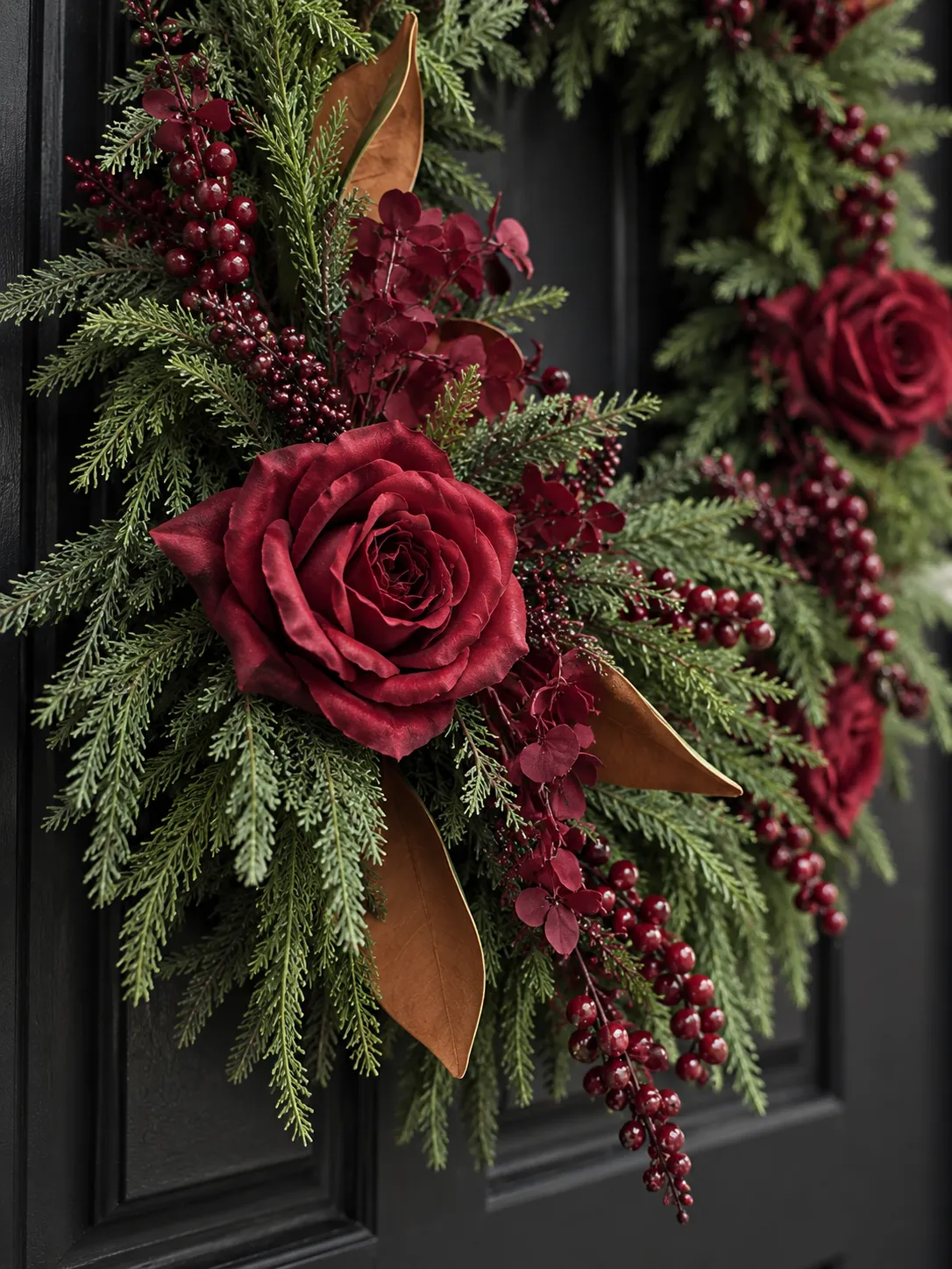 Burgundy & Gold Christmas Décor | Saison Row