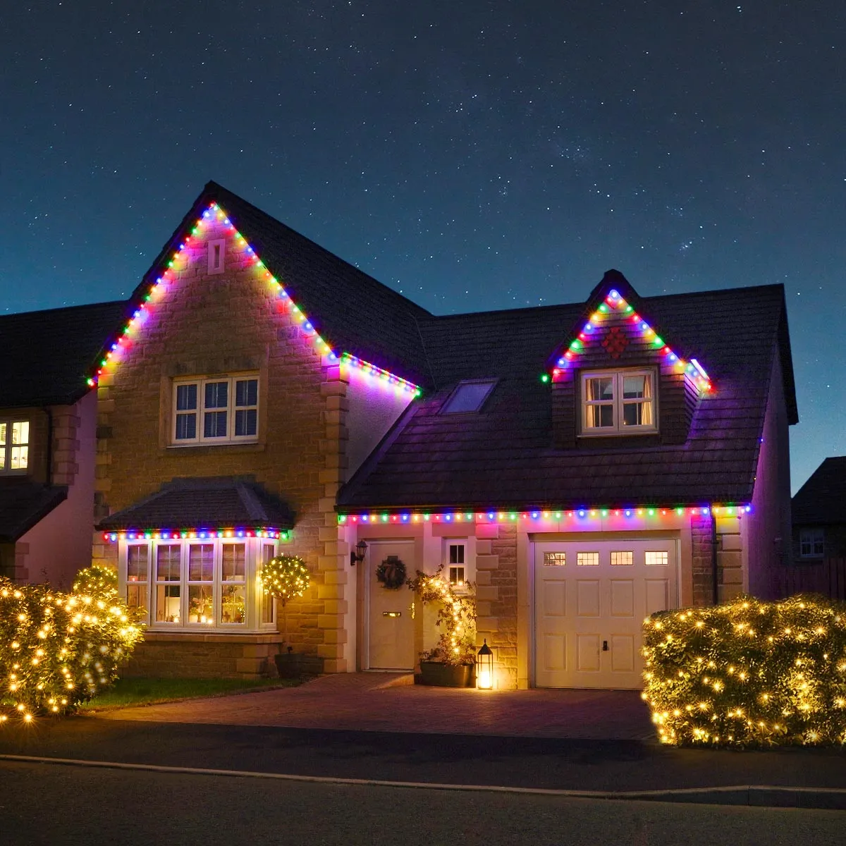 C9 Led Lights NOMA Multicolor String Lights ConnectGo® C9 Outdoor String  Lights – Multi Coloured – Festive Lights