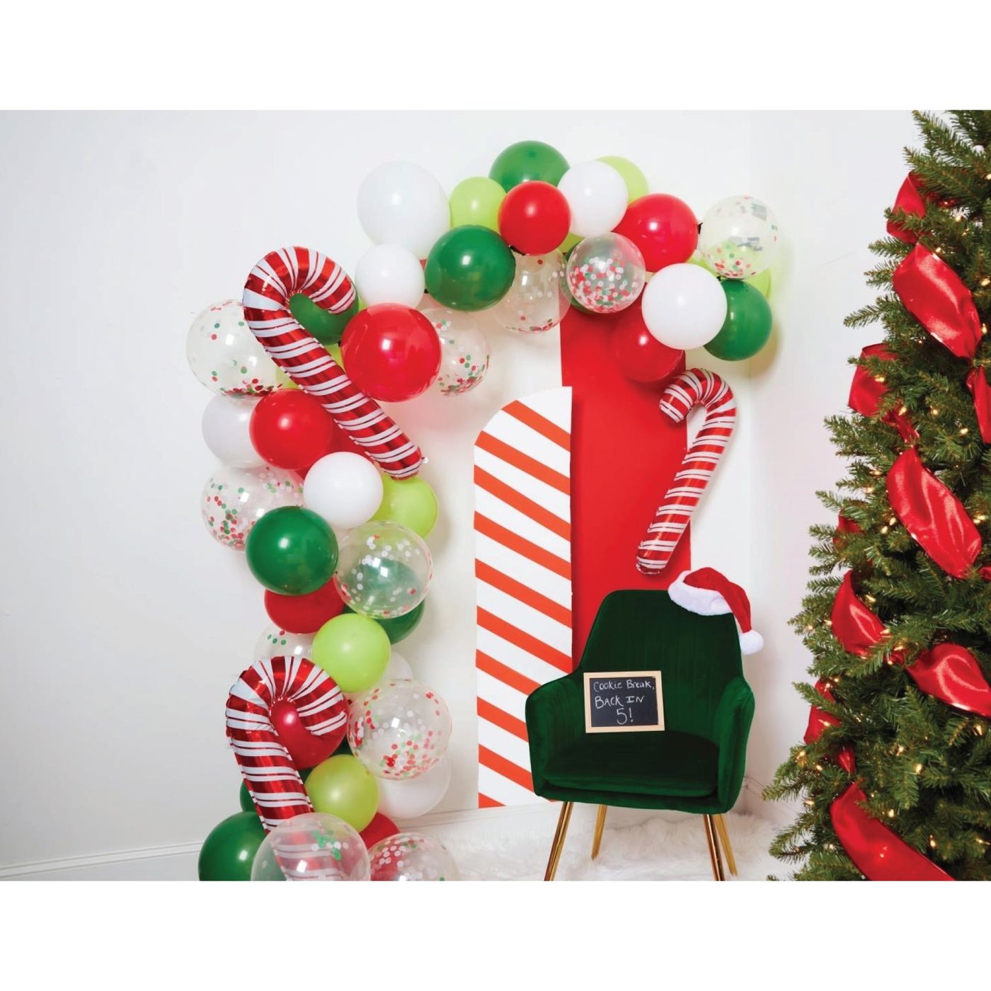 Candy Cane Balloon Kit