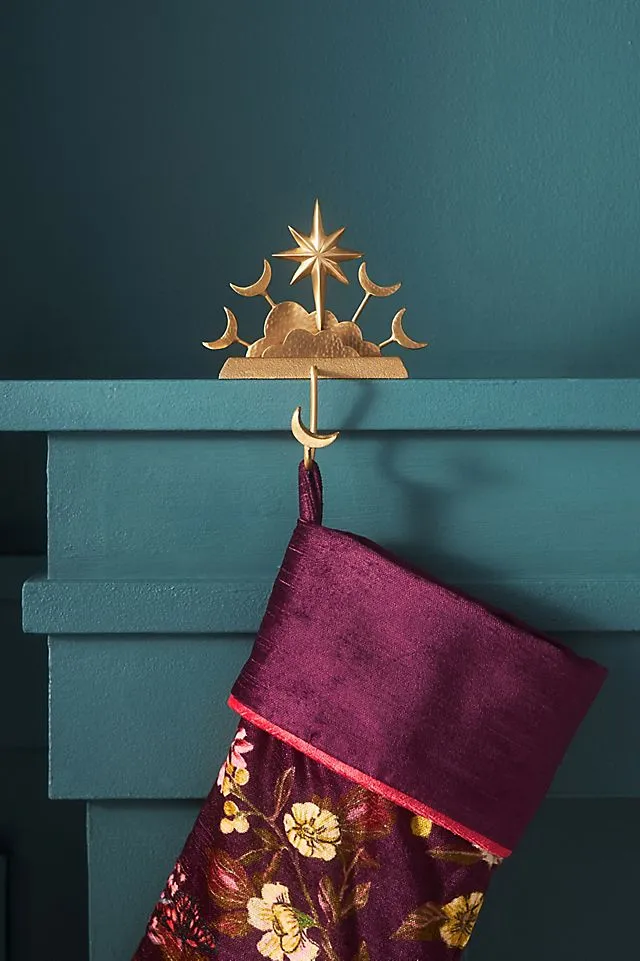 Celestial Metal Stocking Holder | AnthroHome