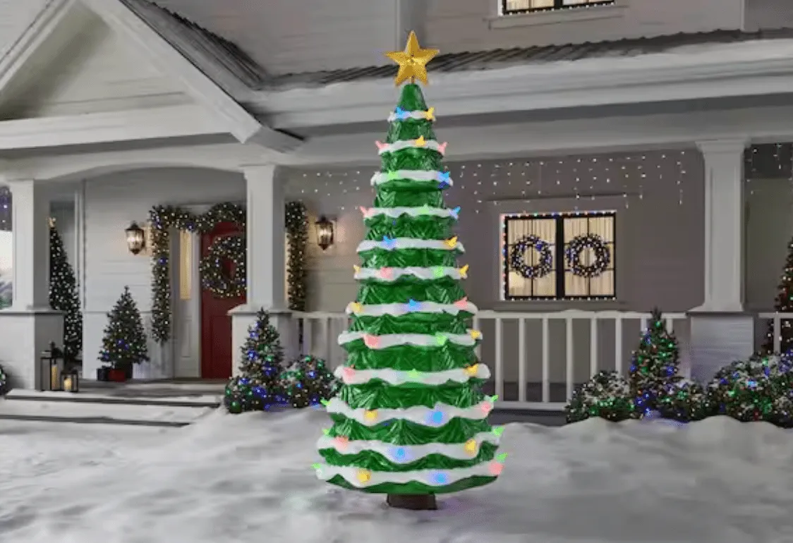 Ceramic Christmas Trees Are the Nostalgic Decor Trend We Need This Season