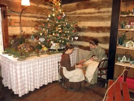 Checkers-at-Christmas-in-the-Victorian-parlor-2101 – Quiet Valley Living  Historical Farm