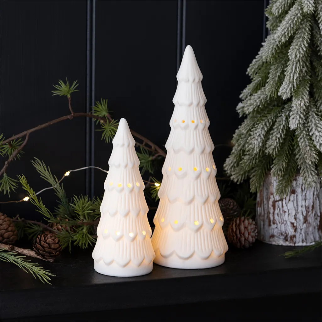 Christmas Decor Ceramic Christmas Light Up Tree Lighted Ceramic Christmas Tree Electric 16”