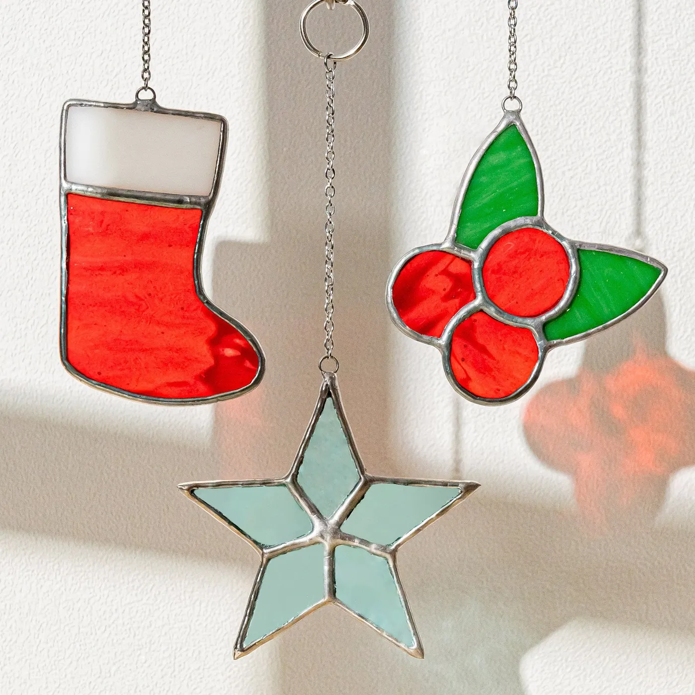 Christmas Decor - Stained Glass Ornaments & SunCatchers – MondoBellissimo