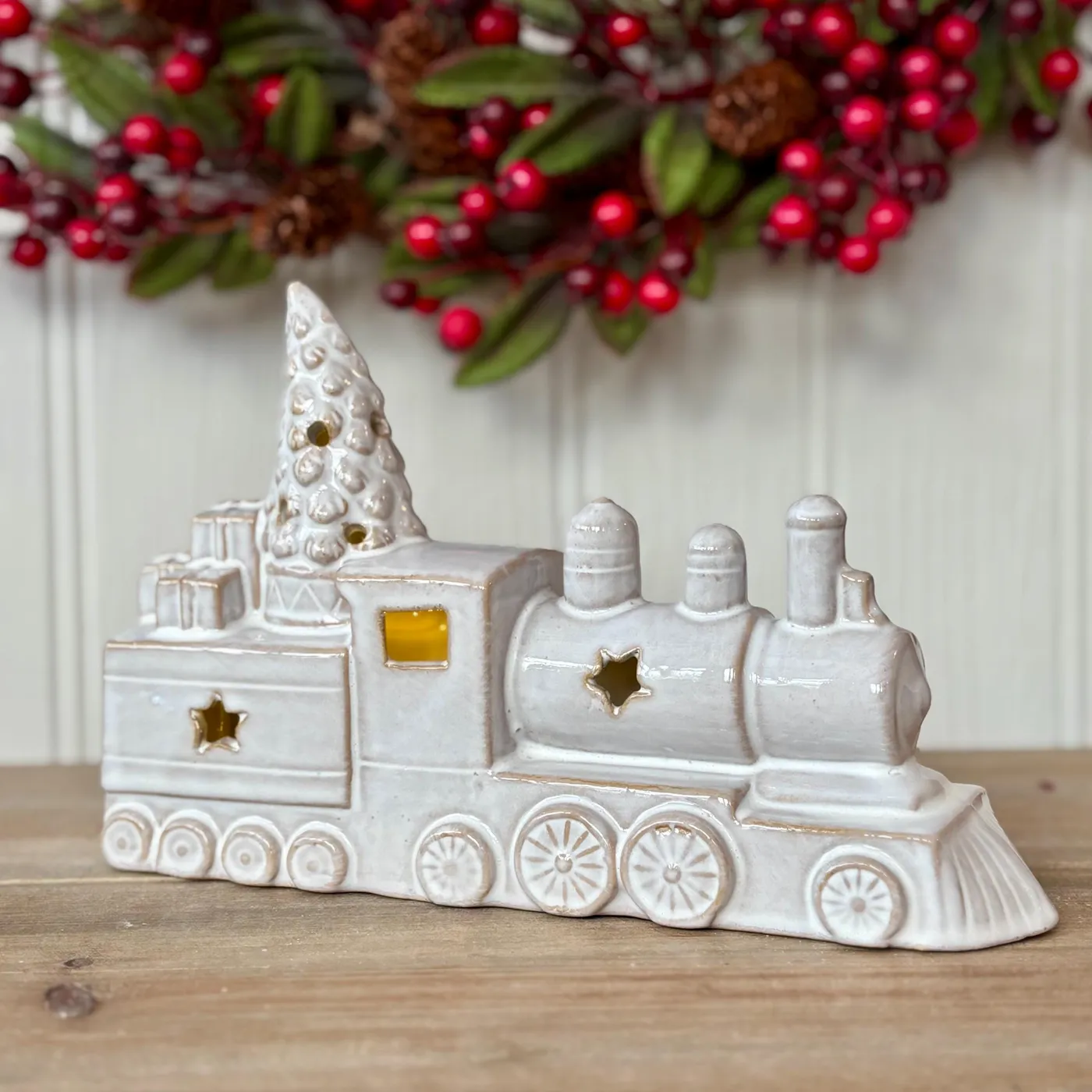 Christmas Decor Train, Christmas Decor for Home, LED Merry Christmas Decor