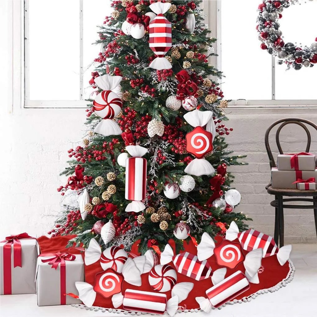 Christmas Decoration 32CM Red and White DIY Candy Hanging Christmas  Decoratio Pendant Xmas Tree Party Decor - Walmart.ca