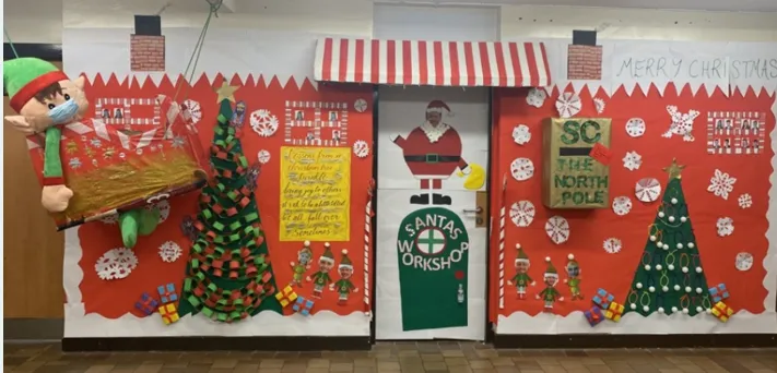 Christmas Door Competition | Our Lady's High School, Cumbernauld