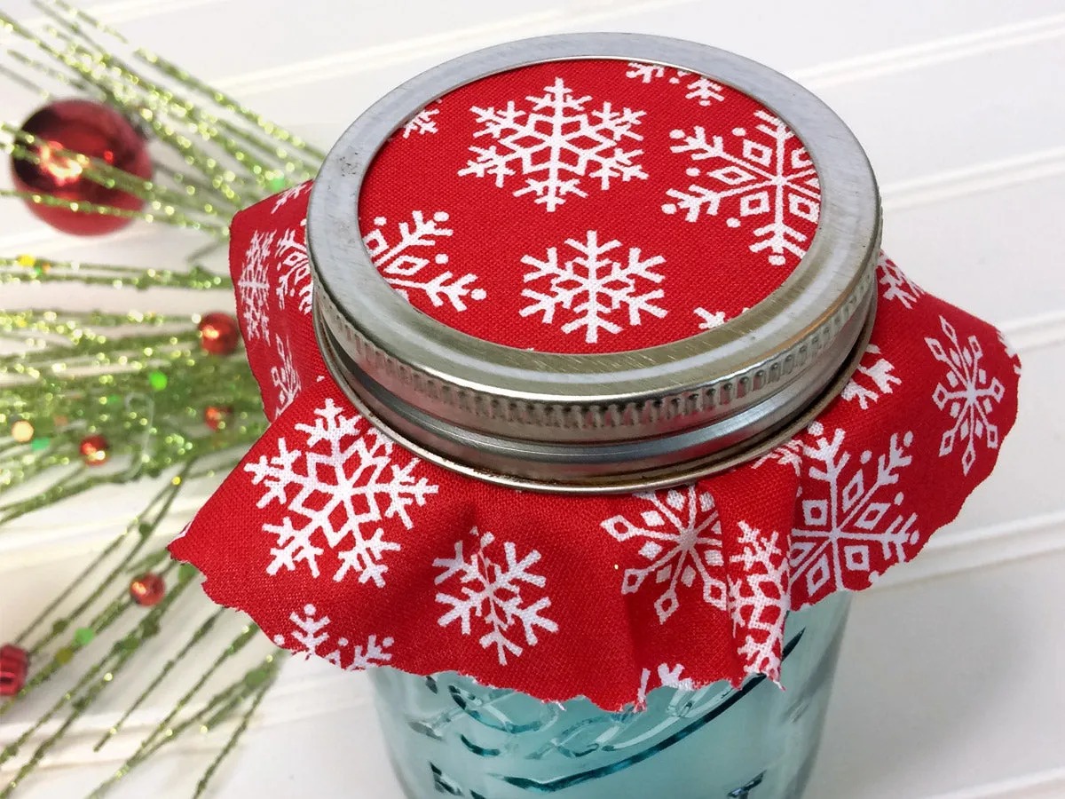 Christmas Jam Jar With Lid 12 Red Christmas Jam Jar Covers For Holiday Jam  Mason Jar Gifts – CanningCrafts