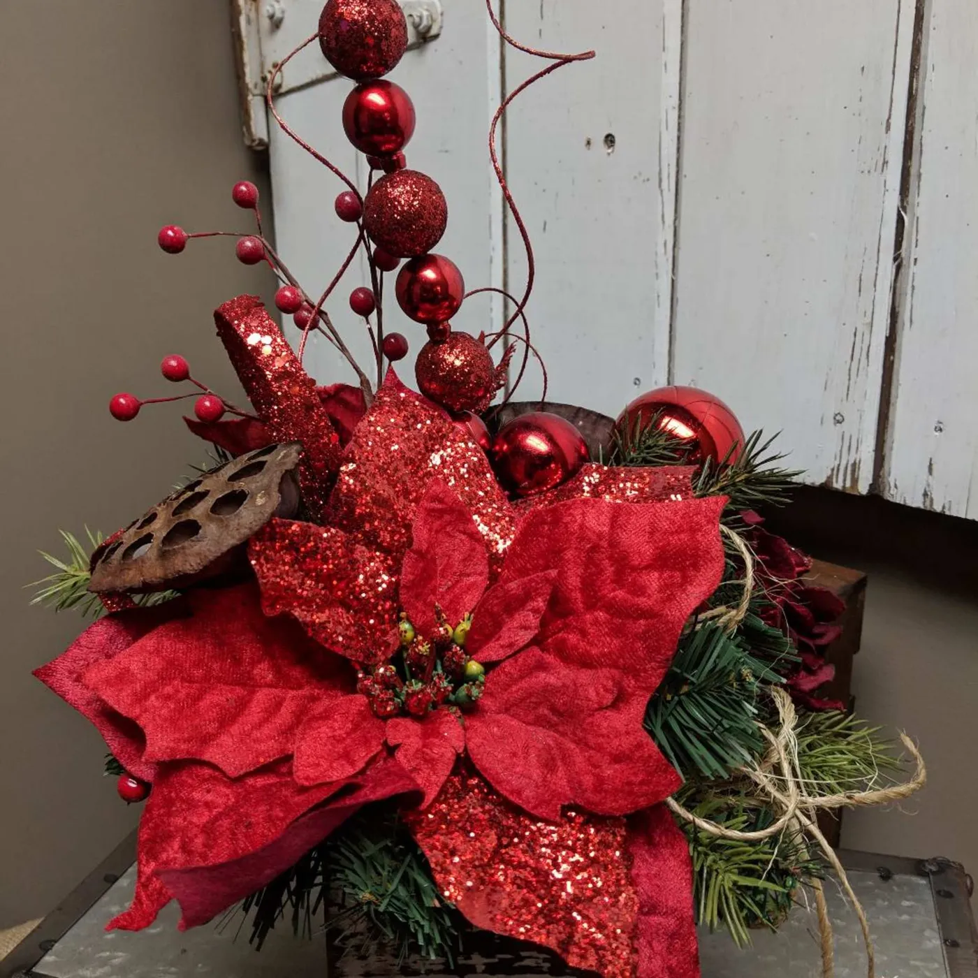 Christmas Joy Artificial Custom Designed by Cold Spring Floral in Cold  Spring, MN | Cold Spring Floral