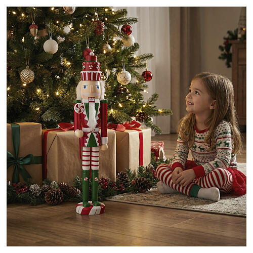 Christmas Nutcracker Soldier with Lollipop, 60x10 cm | online sales on  HOLYART.com