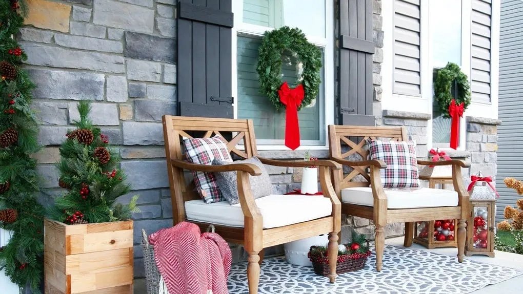 Christmas Porch Decorations Outdoor Country Christmas Decor Front Porch  Décor Ideas For A Warm-Weather Christmas