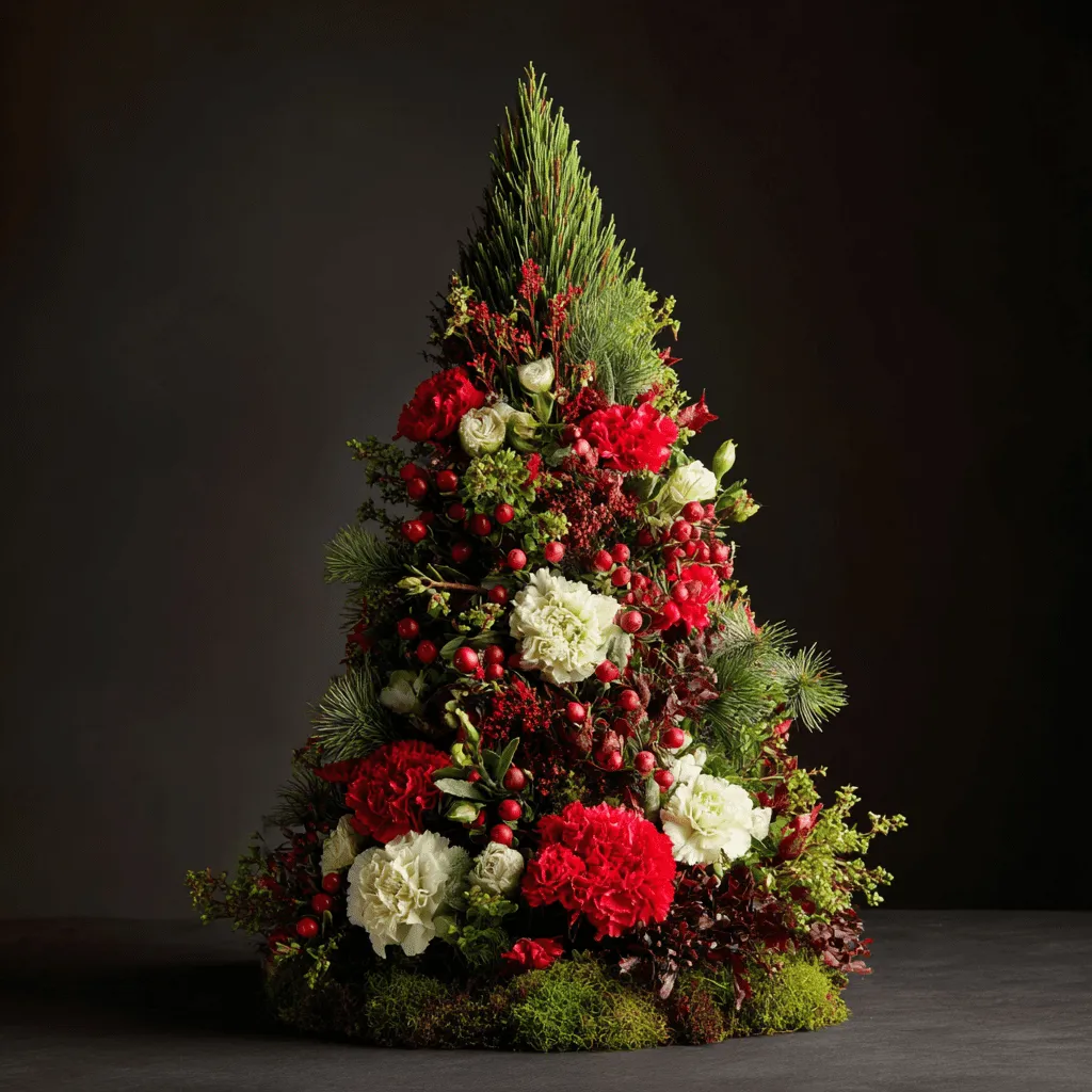 Christmas Ruby Evergreen Mini Tree – The Bloomerie
