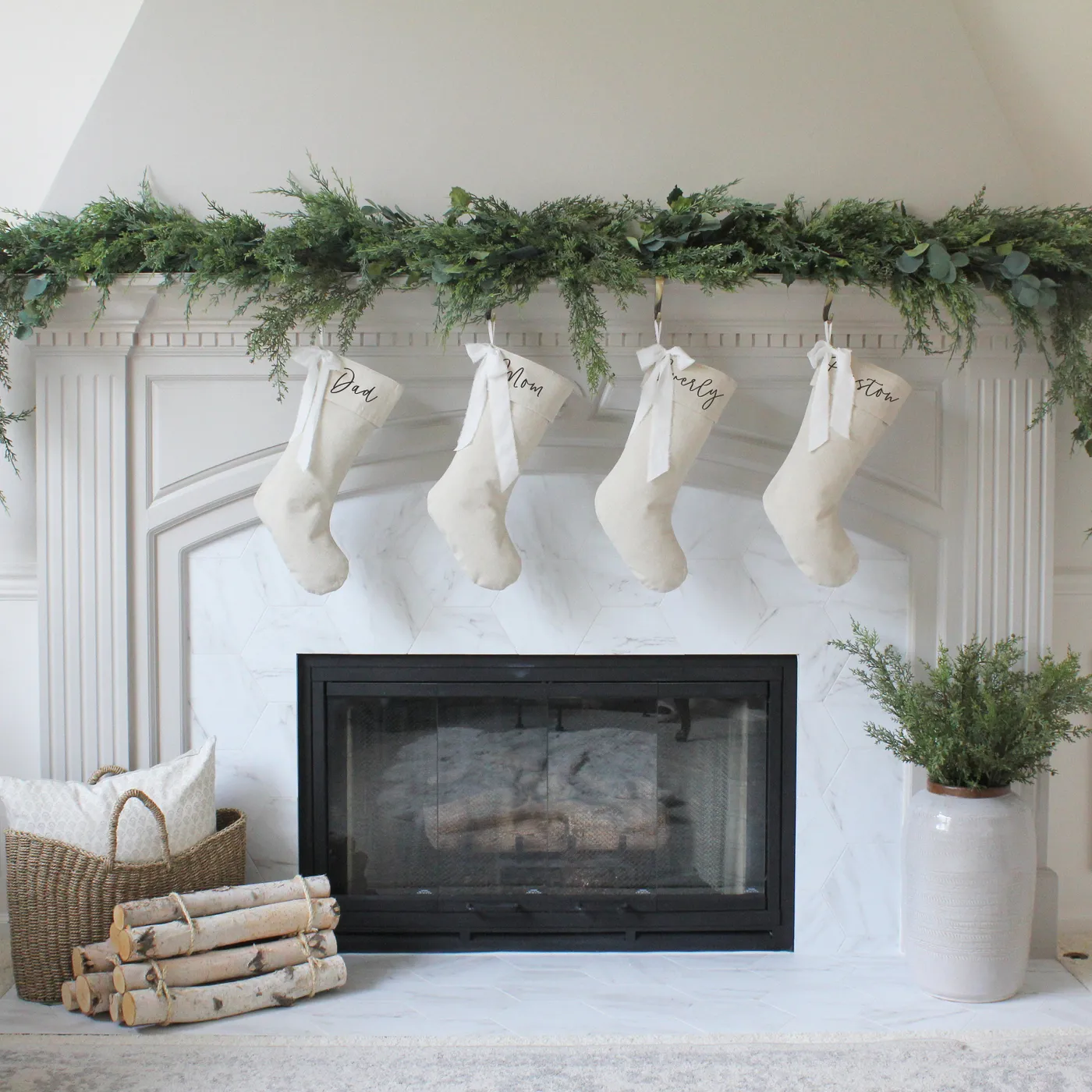 Christmas Stockings Farmhouse Christmas Stocking Hanger, Wall Mount Stocking  Holder, Rustic Stocking Hanger For Wall, Christmas