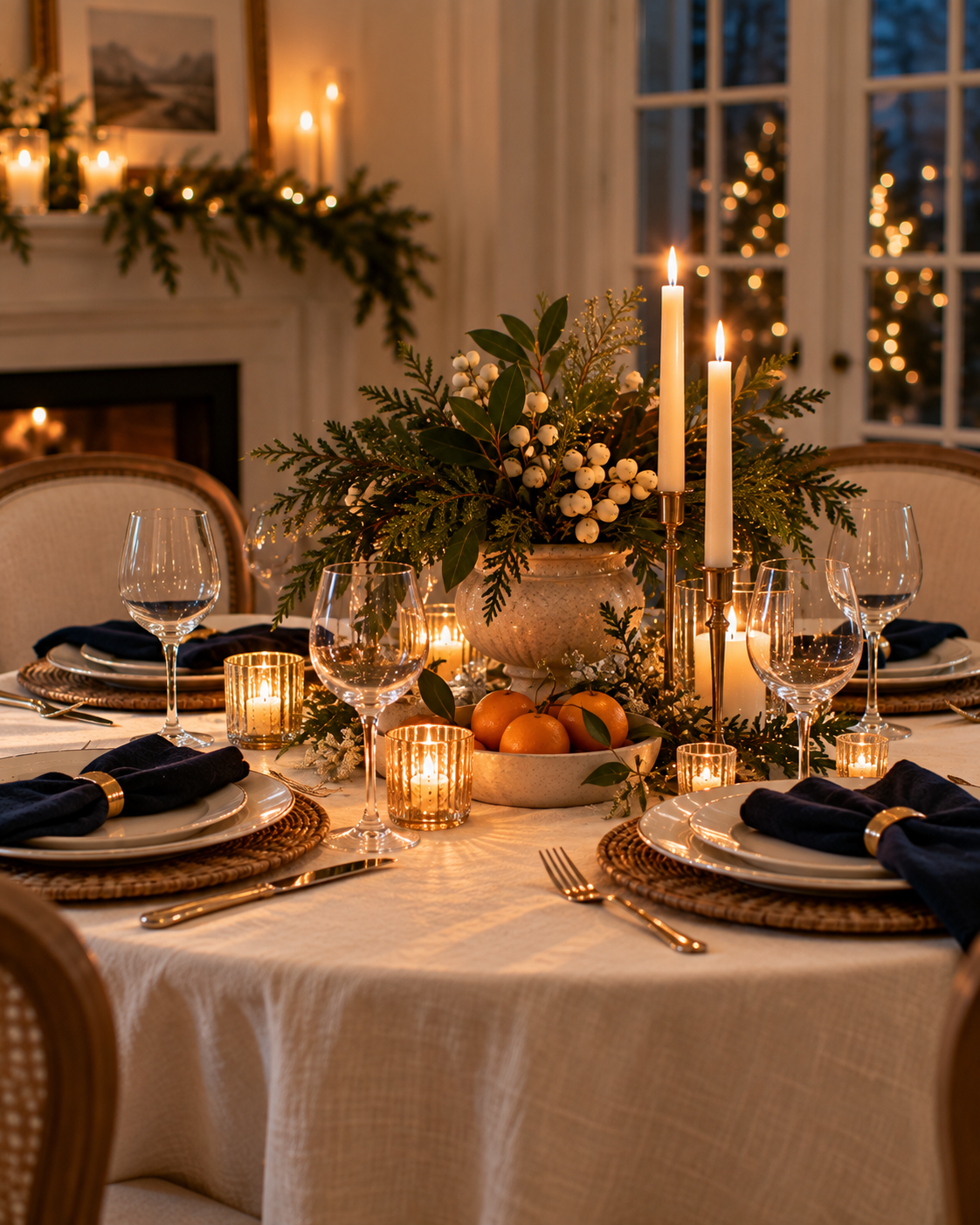 Christmas Table Setting Ideas with Warm, Simple Details | Thriving the  Holidays