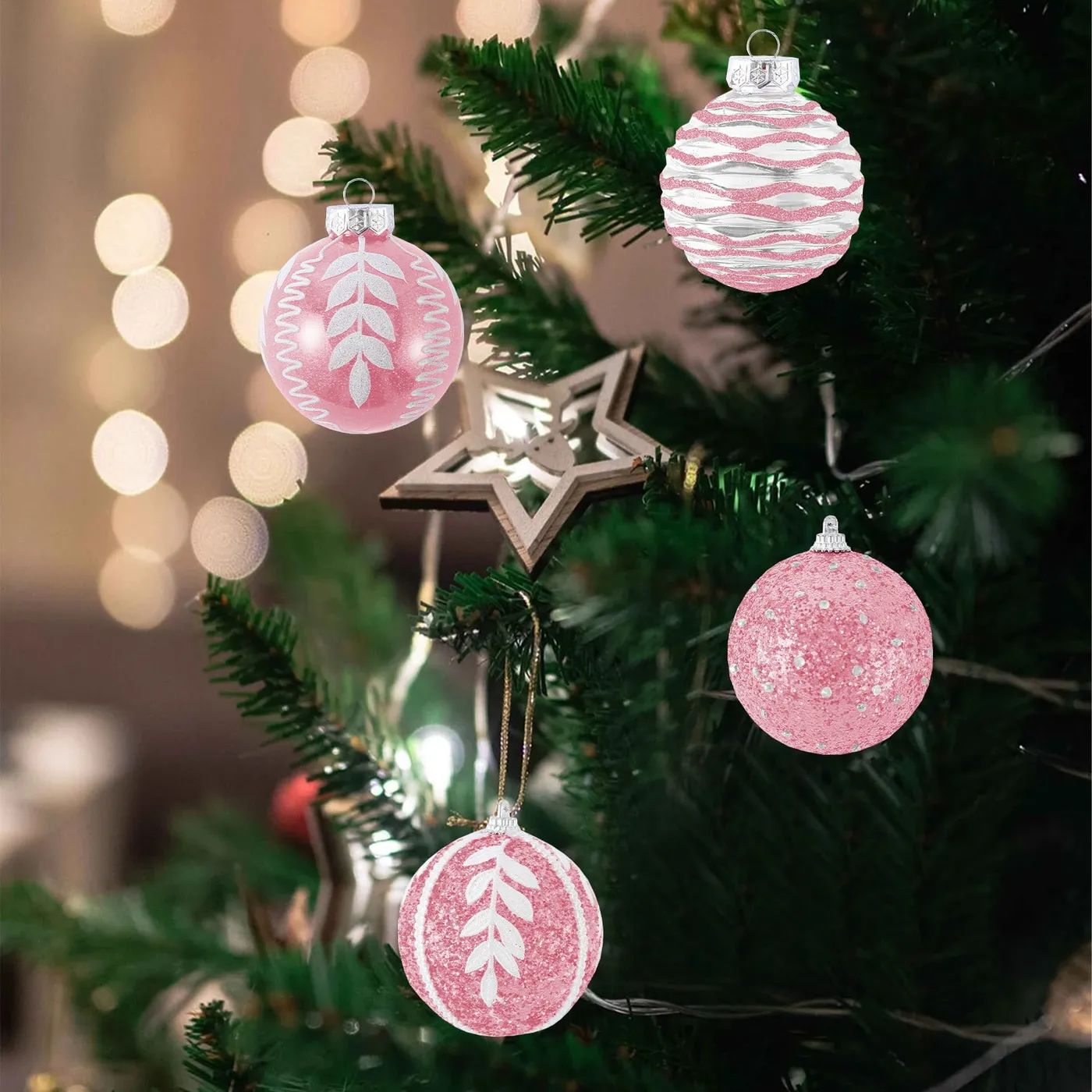 Christmas Tree Decoration Hanging Ornaments | Holiday Pendant Drop Balls |  Shatterproof Plastic Xmas Decor for Home Party Tree Branches - Walmart.ca