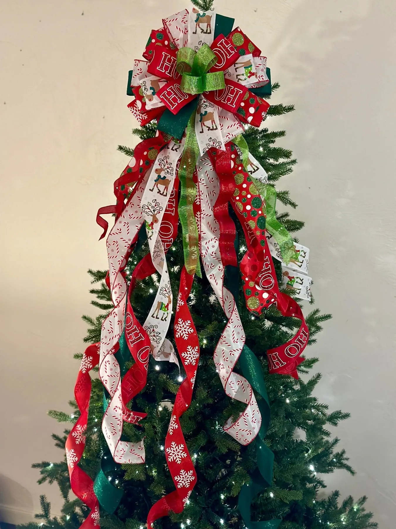 Christmas Tree Topper Bows – Emerald's Avenue