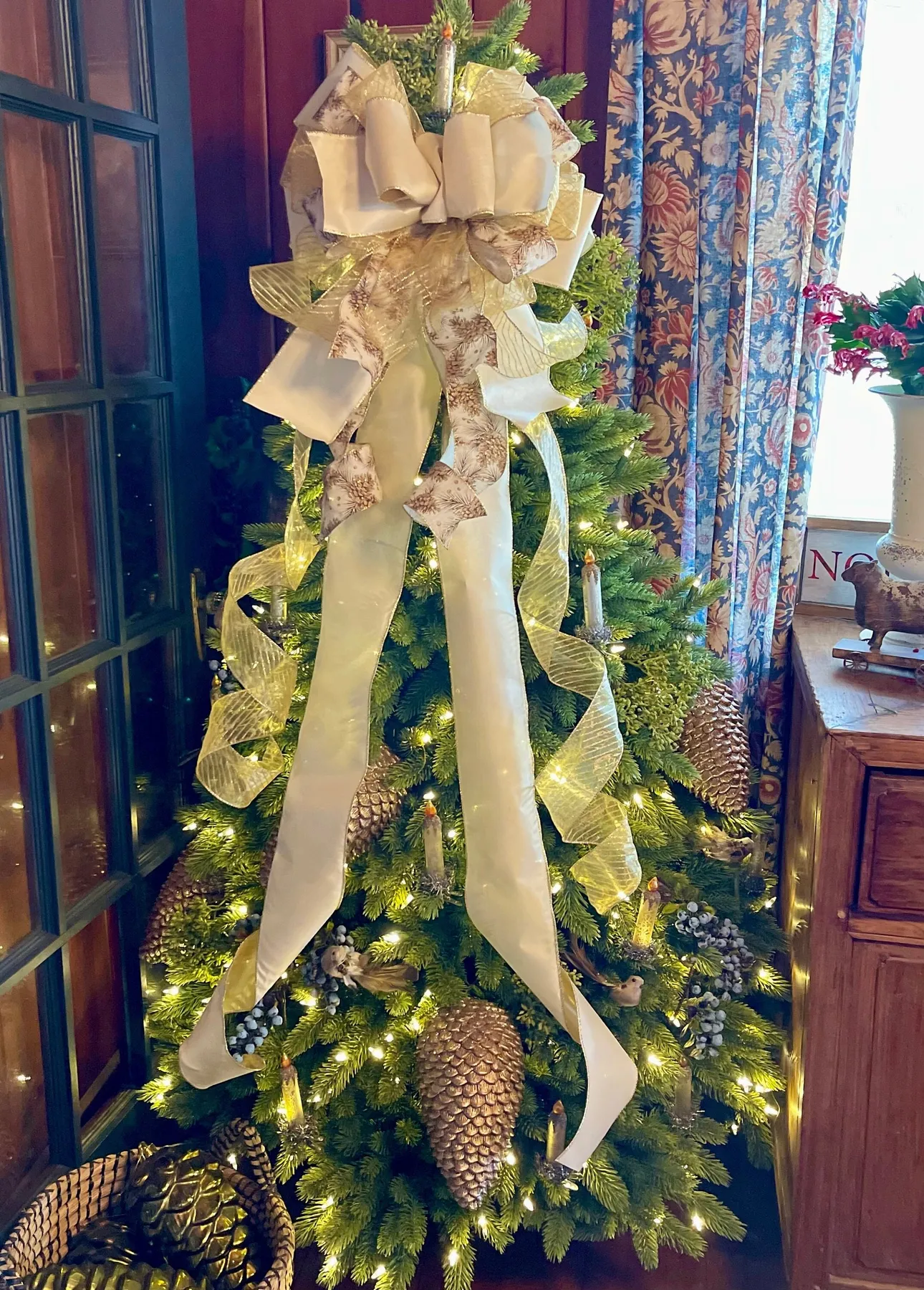 Christmas Tree Topper Bows Tagged 'ribbon topper' - Crested Perch