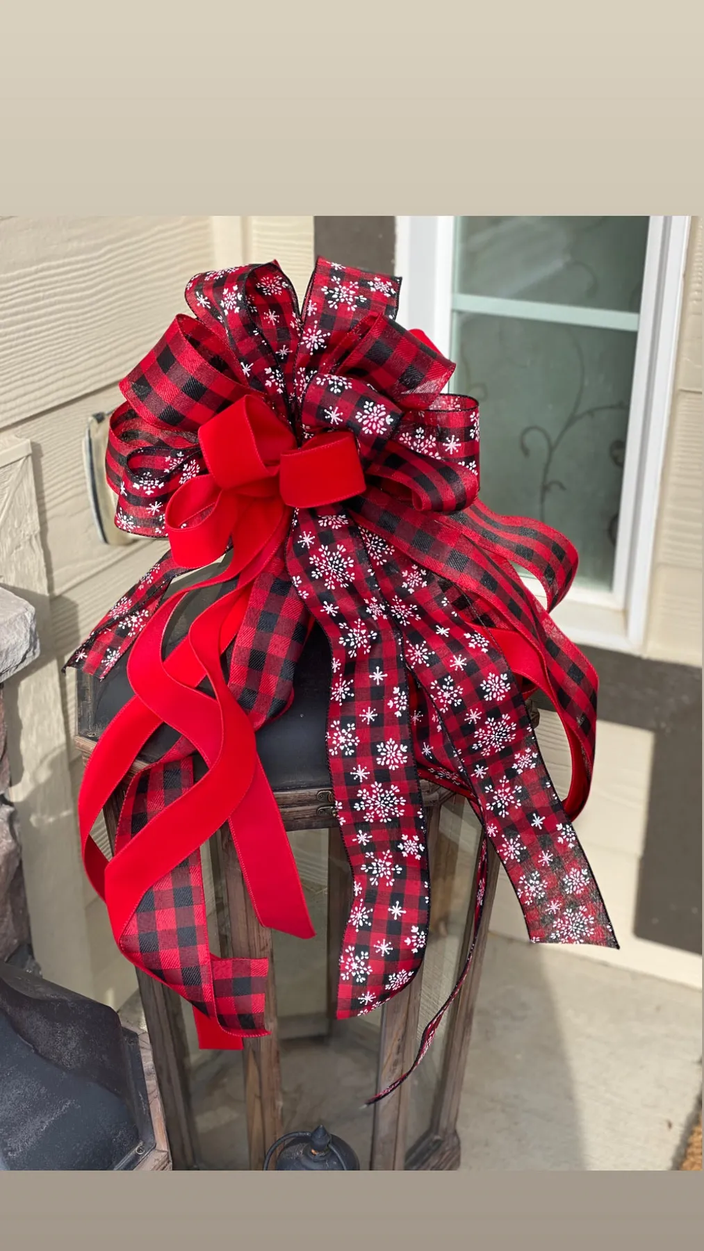 Christmas Tree Topper| Christmas Tree Bow| Topper for TreeHome Decor C–  Fleursdelavie Home Decor