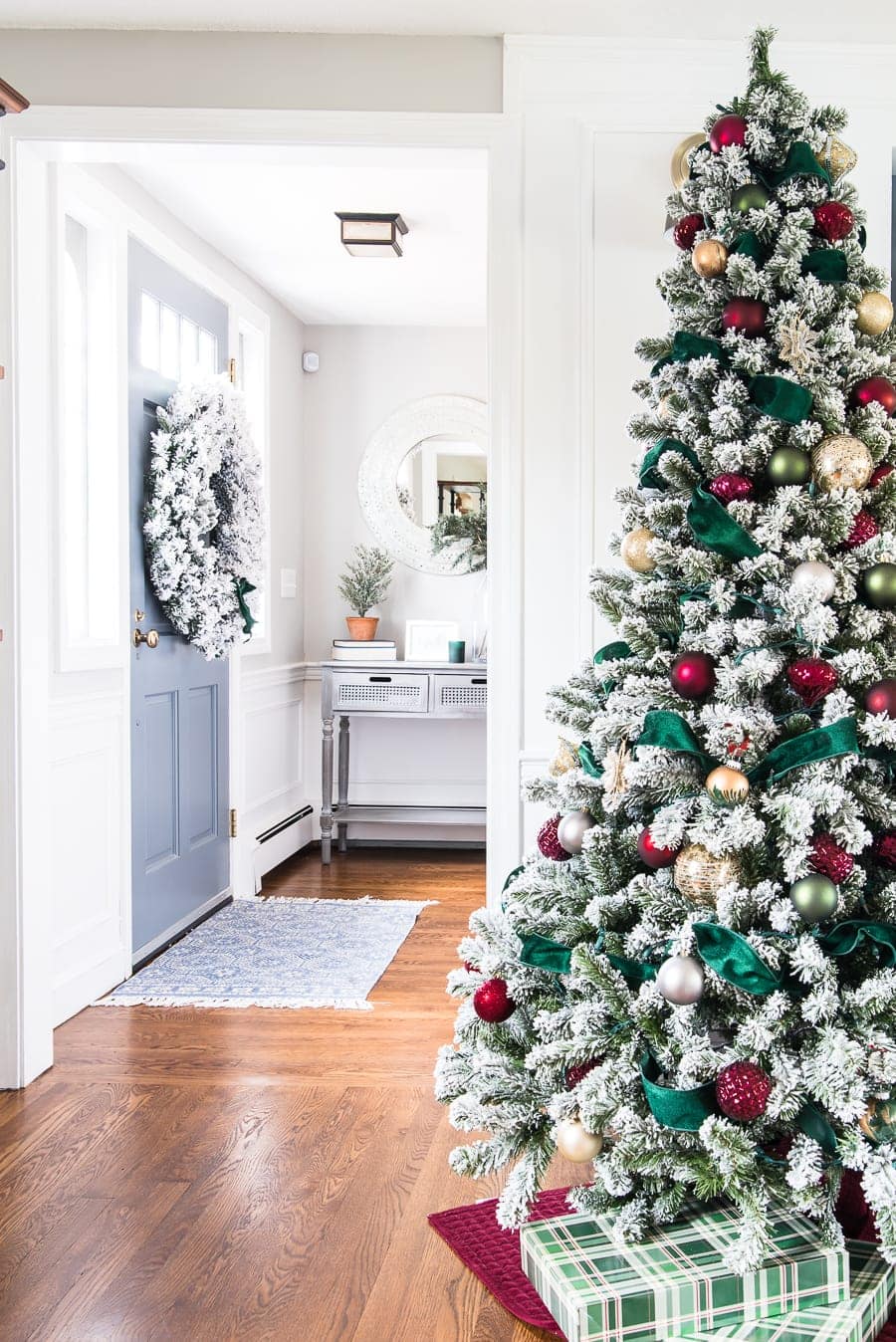 Christmas Tree With Red And Green Ornaments Updated Traditional Red And  Green Christmas Living Room Worthing
