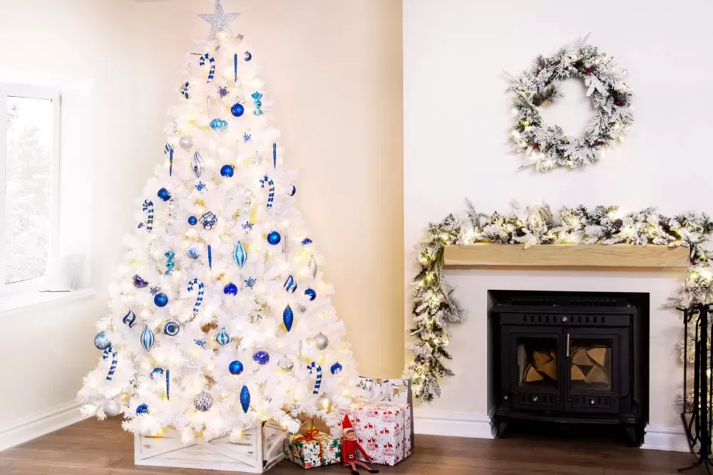 Christmas Tree World The 10ft Pre-lit Bianca Pine Tree With Warm White  Lights - NI/IE< Large & Giant Artificial Christmas Trees Ireland | Large &  Giant Christmas Trees In Northern Ireland |
