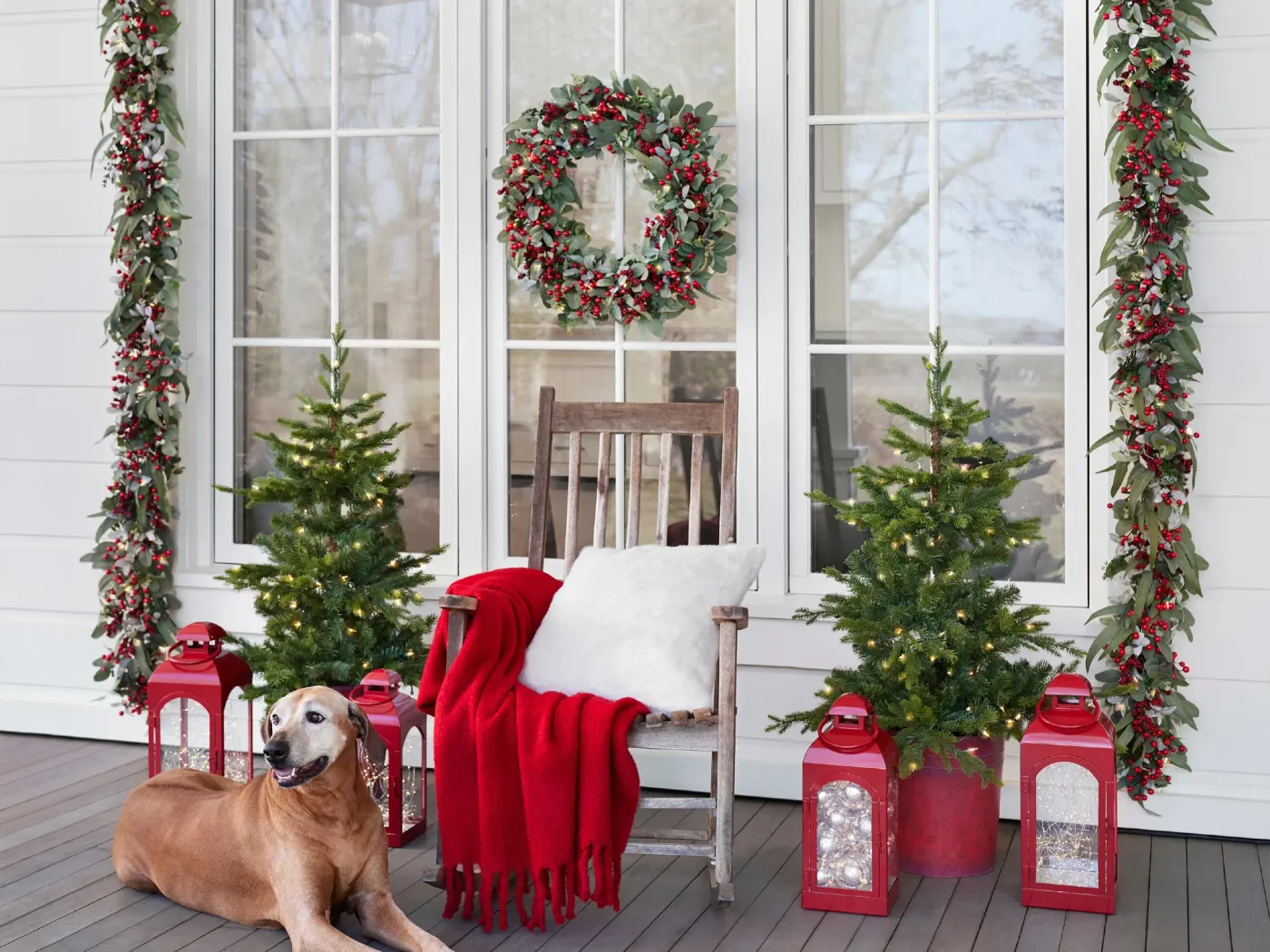 Christmas Trees Outdoor Country Christmas Decor 43 Rustic Christmas Tree  Ideas That Feel Cozy And Timeless