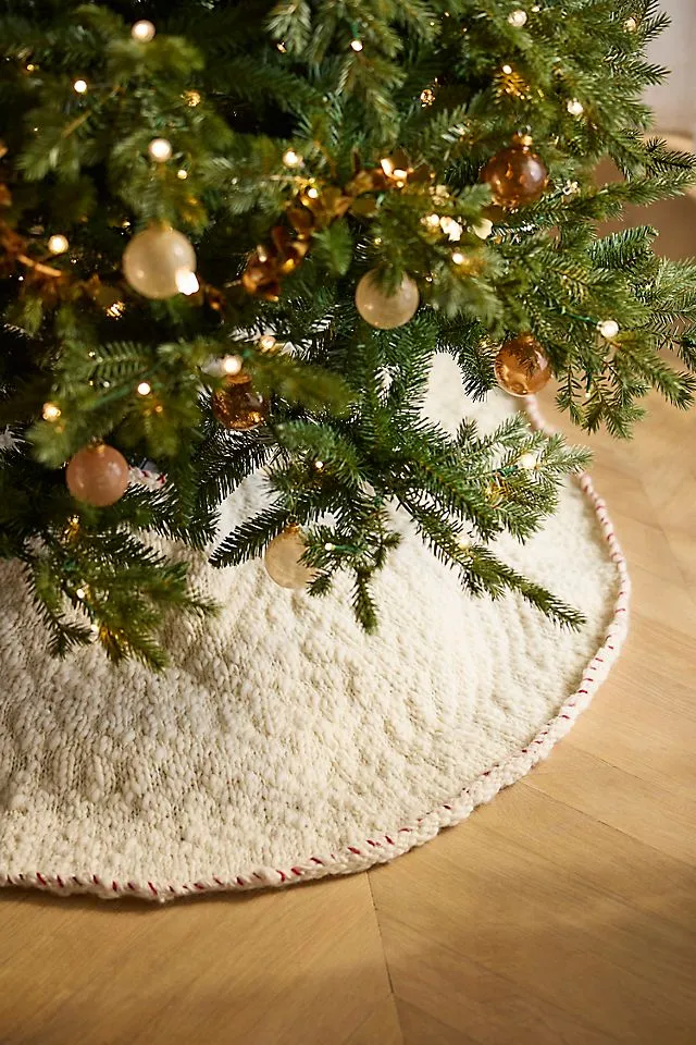 Chunky Knit Tree Skirt | Terrain