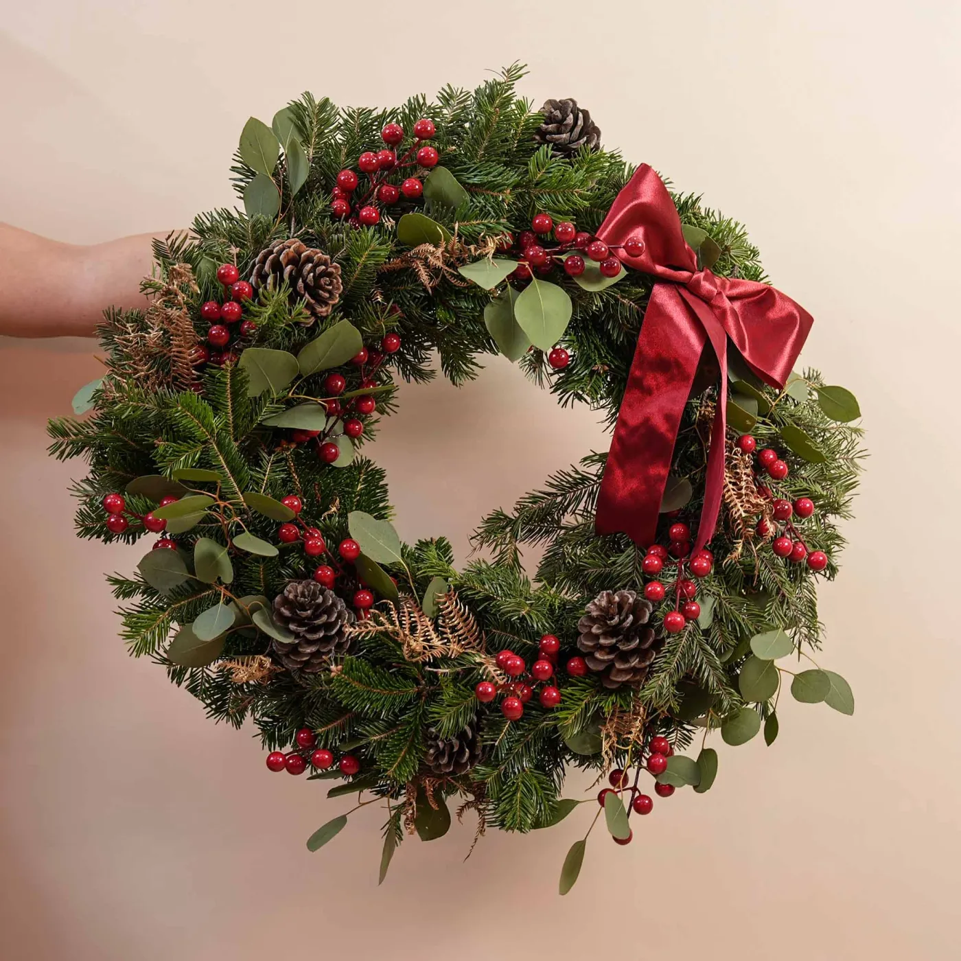Classic Natural Holiday Wreath