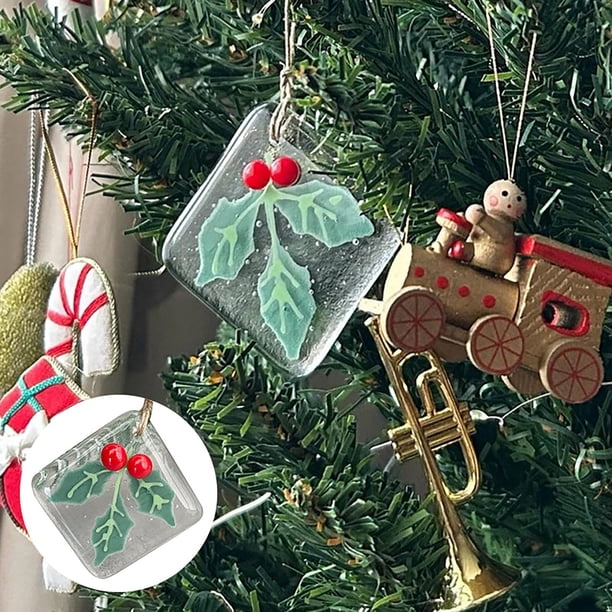 Clearance! Fused Glass Christmas Tree Decoration Glass Bird Hangings Decorations Creative Glass Christmas Decoration Small Pendant New Year Kids Gifts Toys Clear Glass Ornament - Walmart.ca