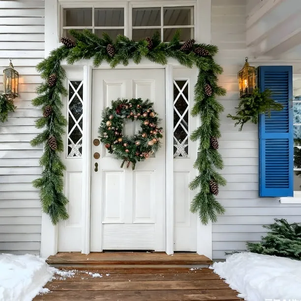 Colorful Christmas Canes Garland, Plastic Green Vines For Stair Railing, Door Frame, Table Decor, Holiday Home Accent, Flexible And Easy To Shape Without Tools - Walmart.ca