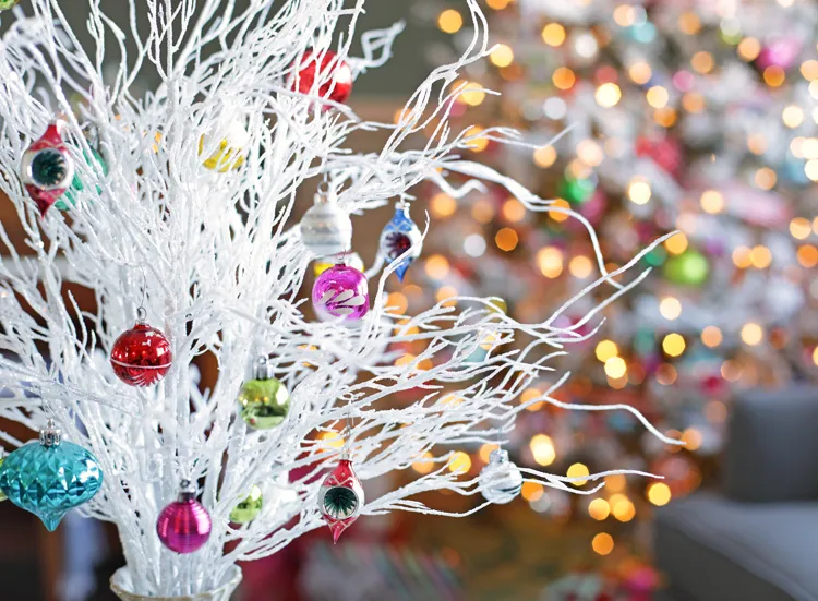Colorful Vintage Christmas Tree