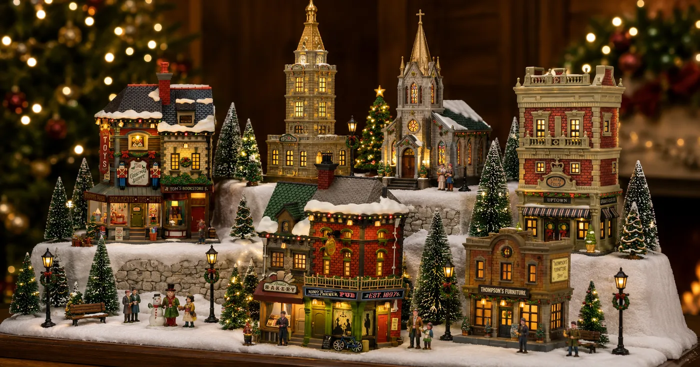Complete Guide to Christmas Village Display Ideas - The Christmas Loft