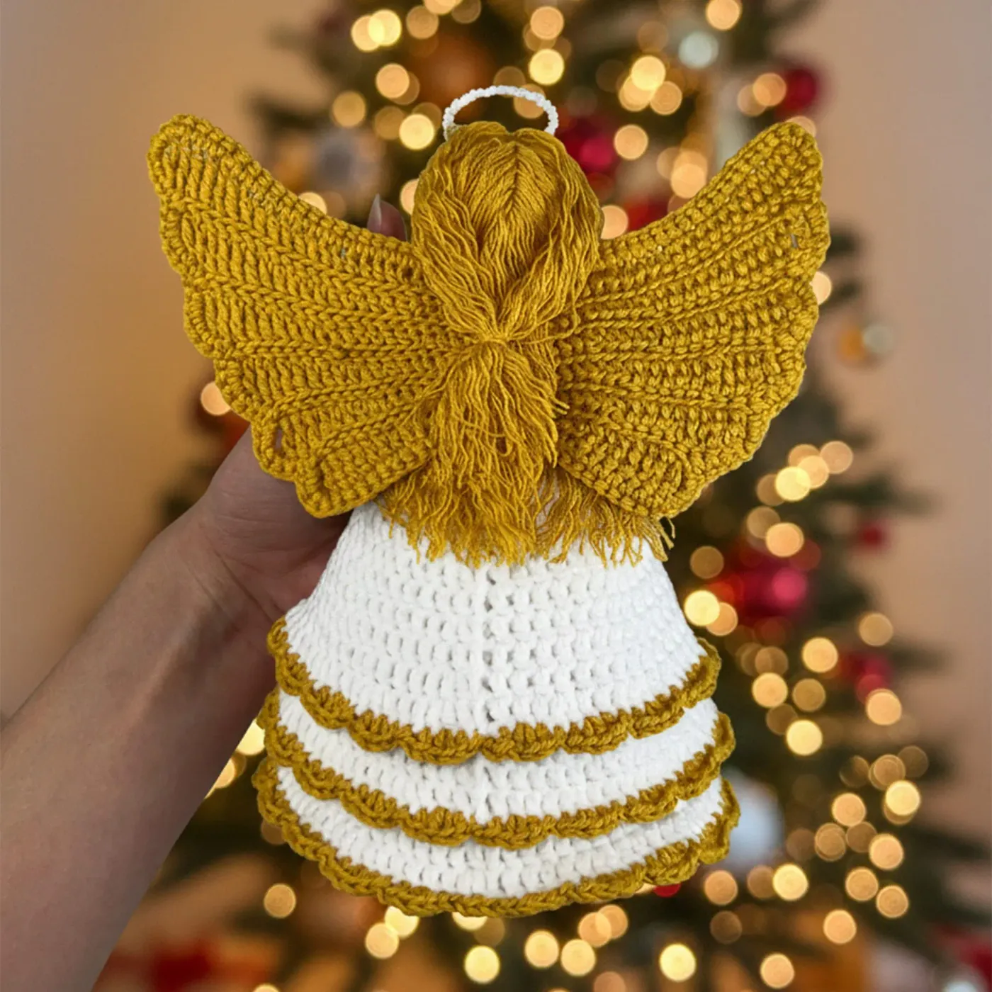Crochet Christmas Angel Pattern – DIY Holiday Decor (English PDF) -  DailyDoll Shop