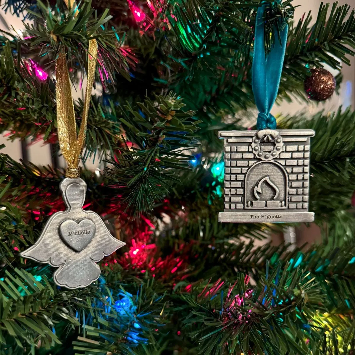 Custom Faith Cherished Angel Ornament - Personalized Christmas Decoration