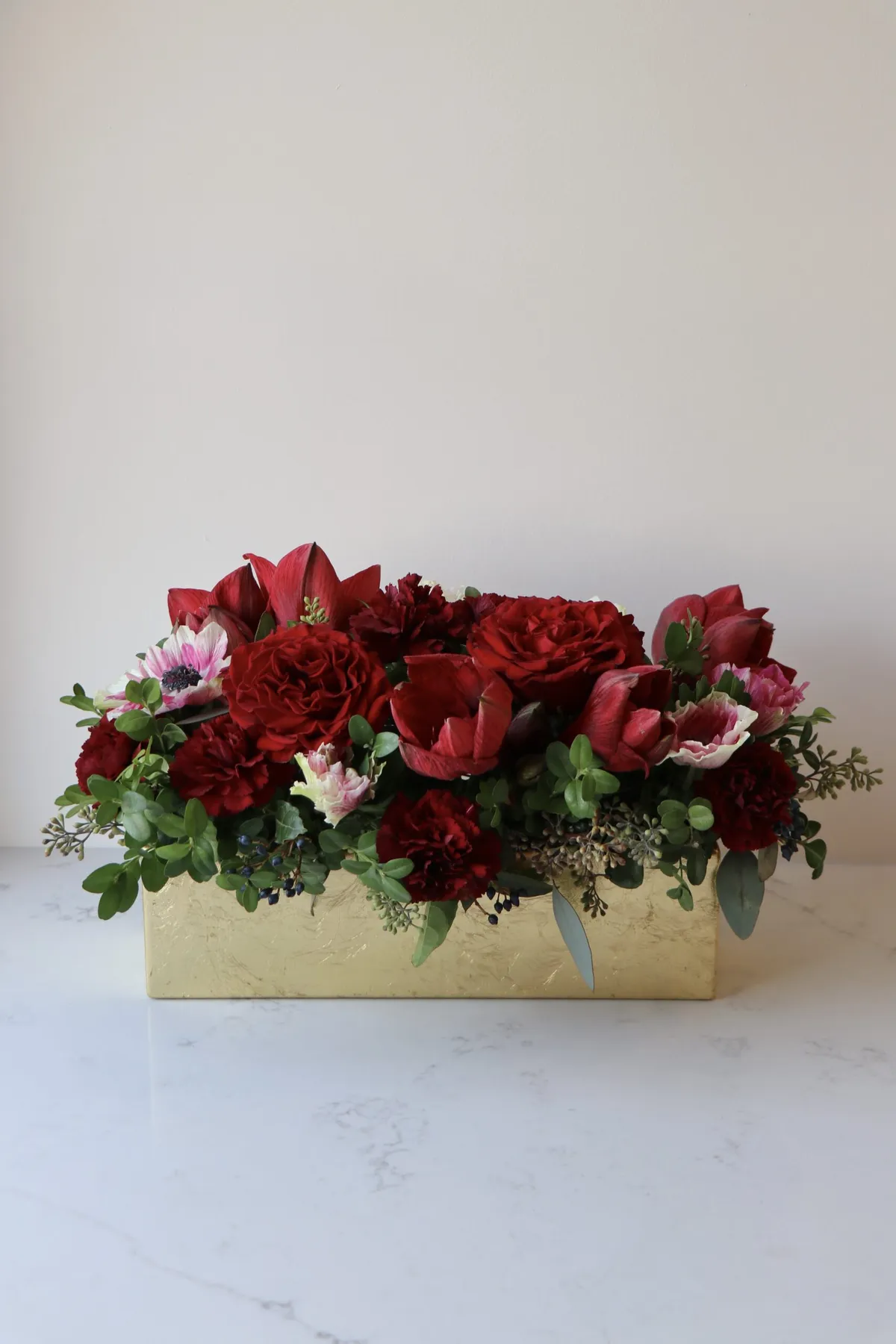 Dancing Anemone | Dining Table Floral Centerpiece