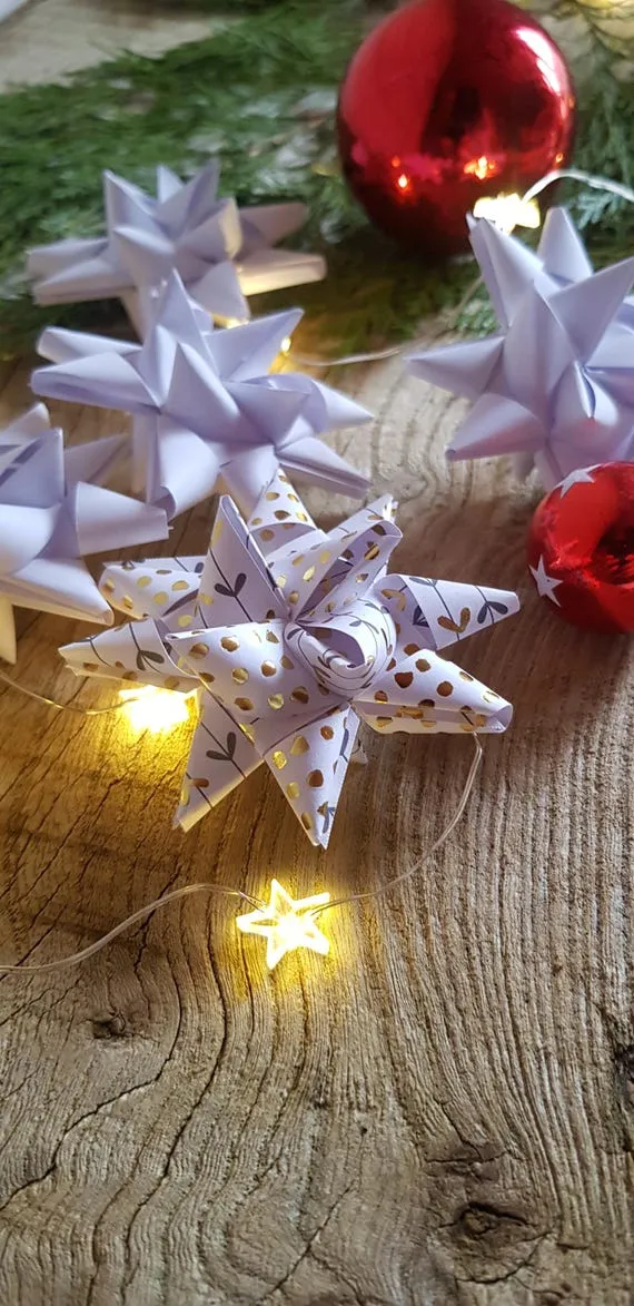 Danish Paper Christmas Ornaments Danish Christmas Paper Crafts Hygge Style