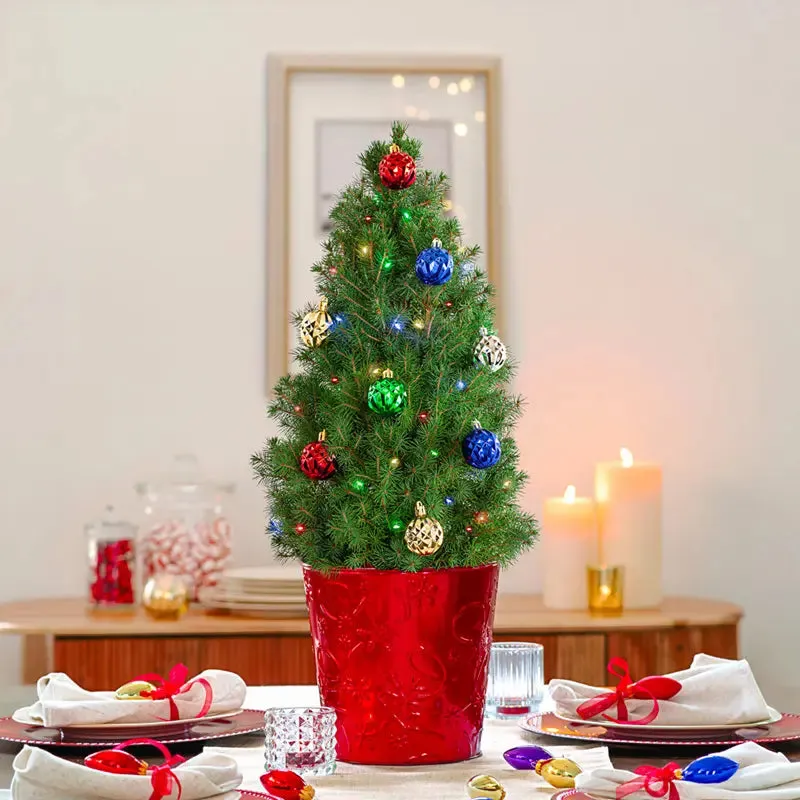 Decorated Tabletop Christmas Trees | Breck's Gifts