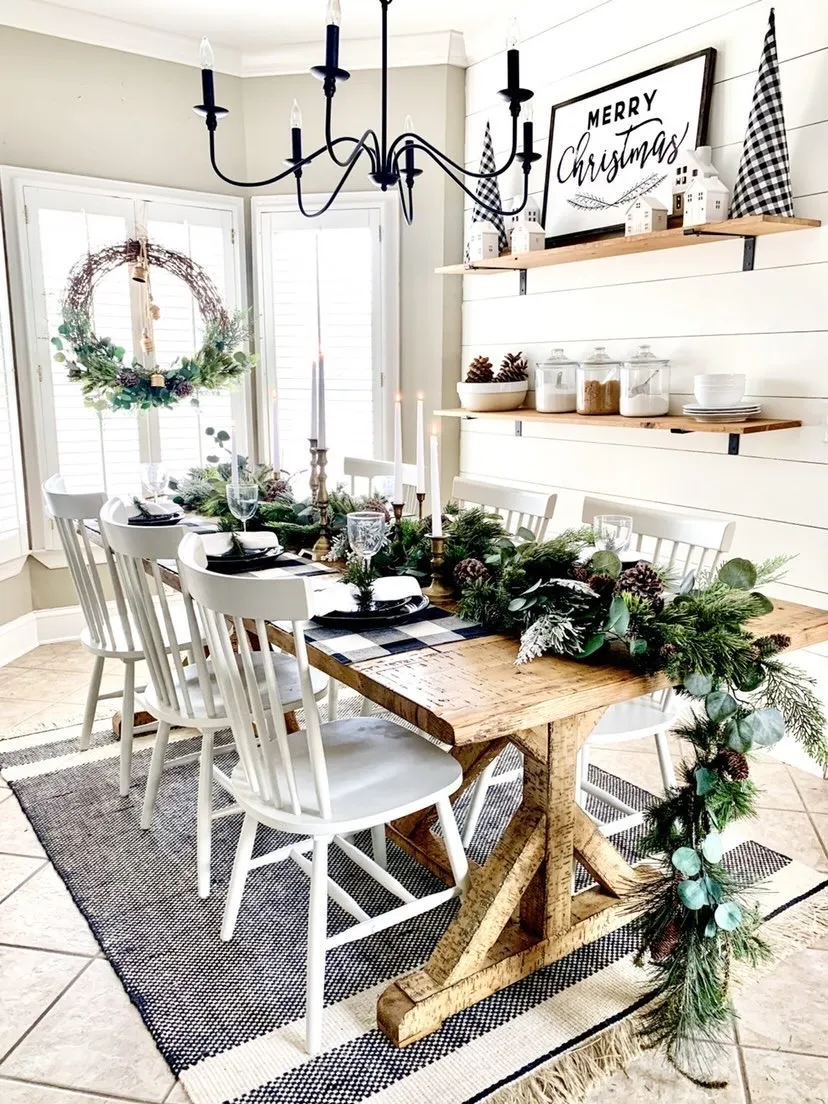 Decorating Your Dining Room Table For Superior Christmas | Cozy Winter Woodland Supplier Clean And