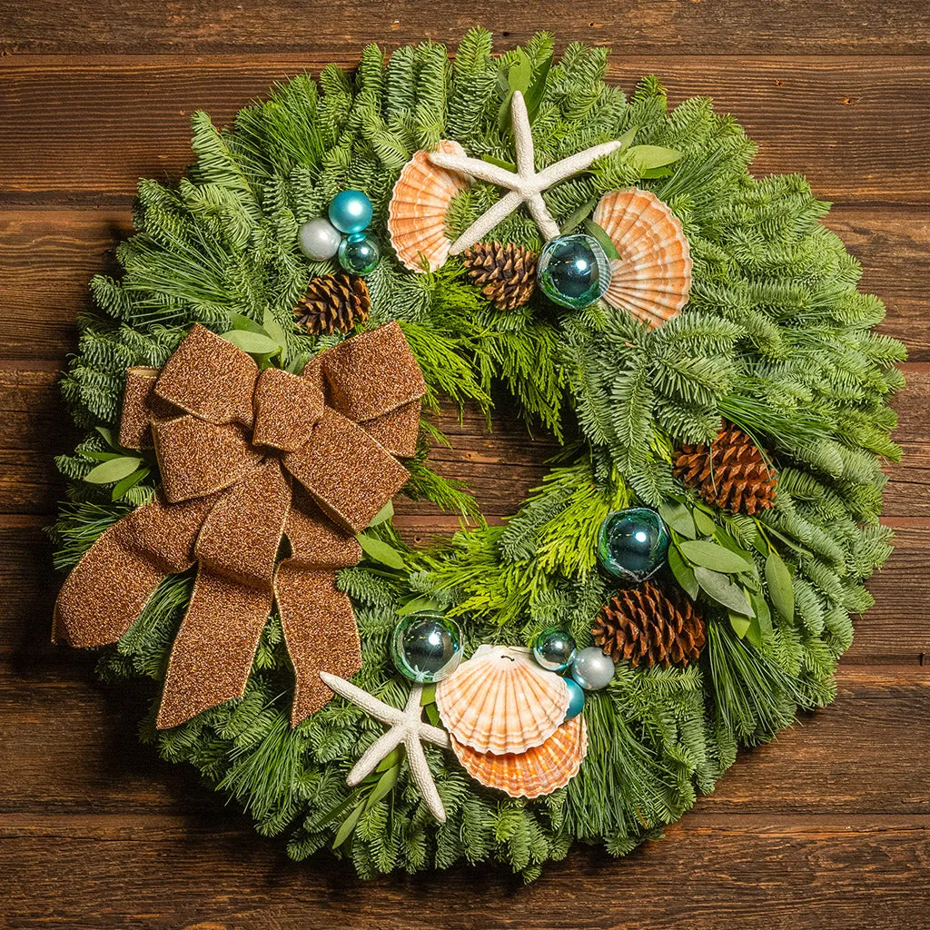 Disney-inspired Mickey Mouse Christmas Wreath: Festive Front Disnwy Festive  Green and Orange Holiday Wreath