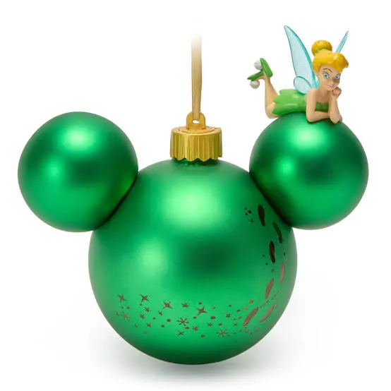 Disney Ornament - Mickey Ears Icon - Light-Up Tinker Bell